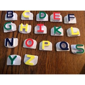 Leap Frog Fridge Phonics Magnetic‎ REPLACEMENT Alphabet Letters Read Description